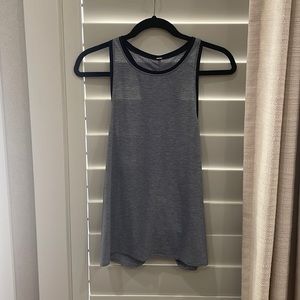 Grey, with black trim, size 6 tank